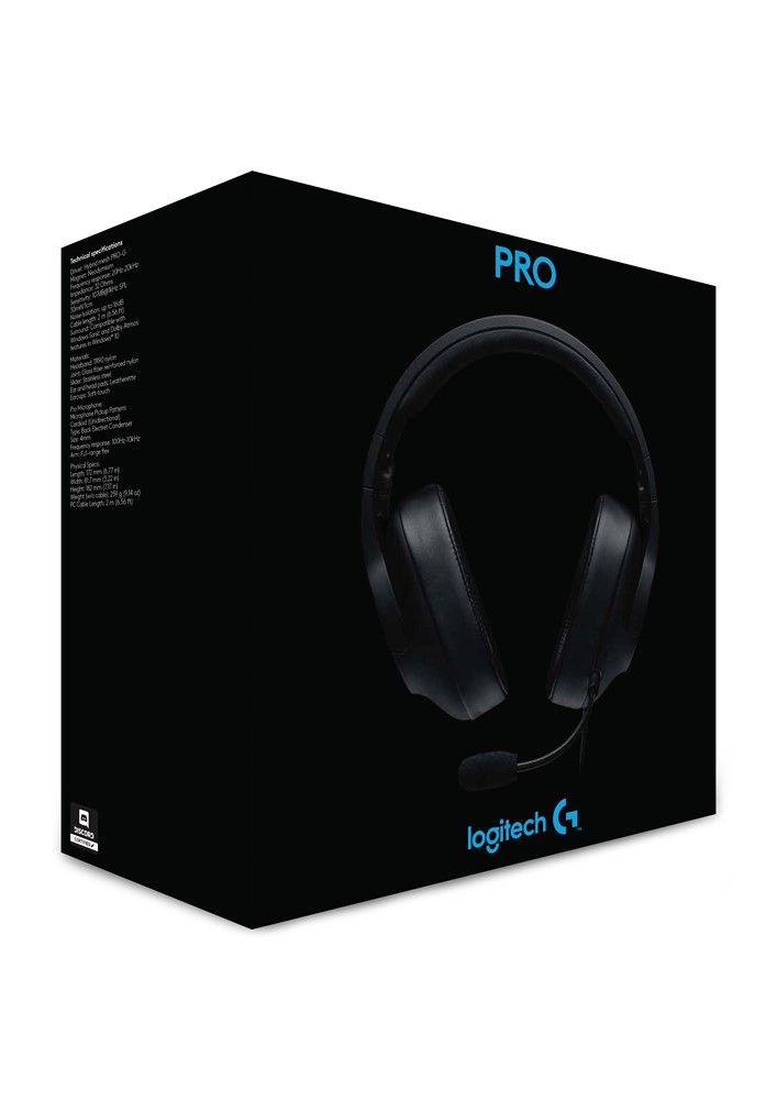 Logitech g pro online x gaming headset specs