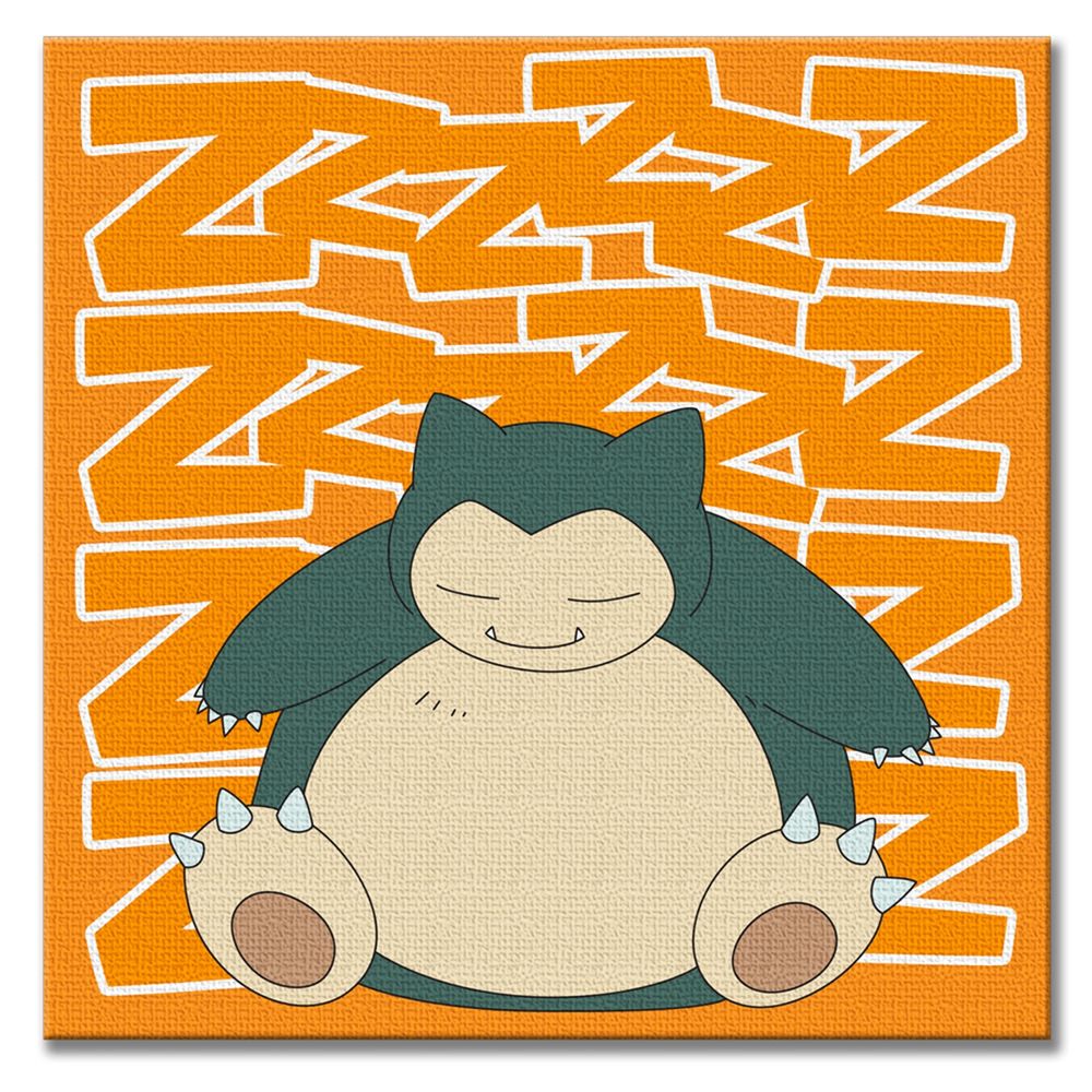 Other Pokemon Snorlax 6x6 Canvas The Pen Centre