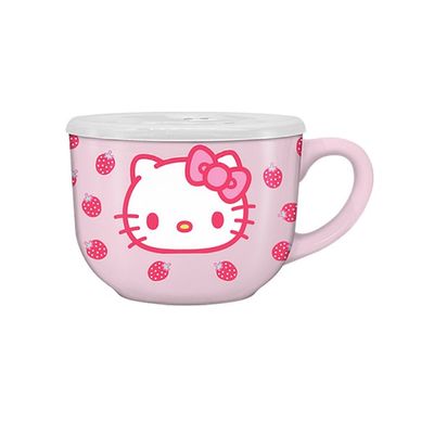 hello kitty mug with cover