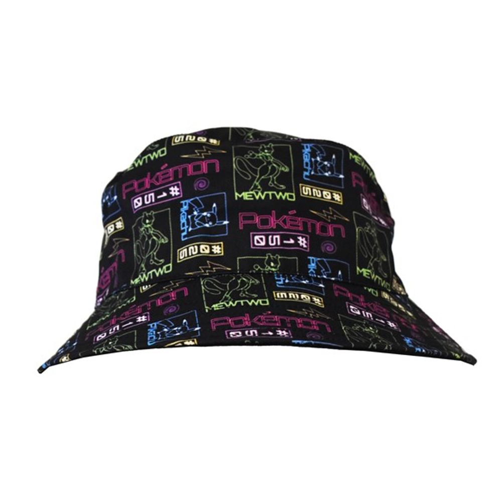 MAD ENGINE, INC. Pokemon Black Neon Bucket Hat Bramalea City Centre