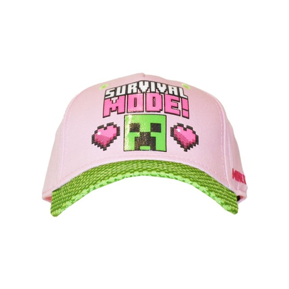 MAD ENGINE, INC. Minecraft Kids Hearts Pink Hat | Coquitlam Centre