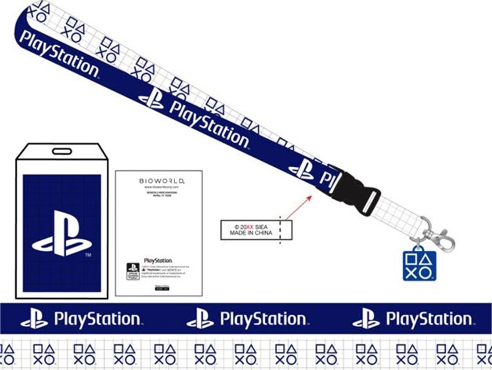 Bioworld Canada PlayStation Logo Lanyard Bramalea City Centre