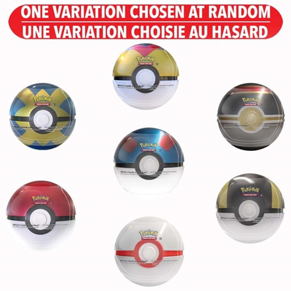 Echo Pokémon Trading Card Game Poke Ball Tin 2022 Une variation choisie au hasard Centre