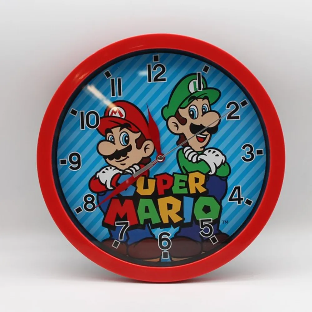 Other Super Mario Bros 10" Round Wall Clock Coquitlam Centre