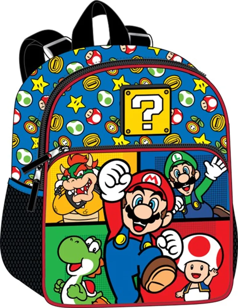 Bioworld Canada Super Mario Bros Characters Mini Backpack