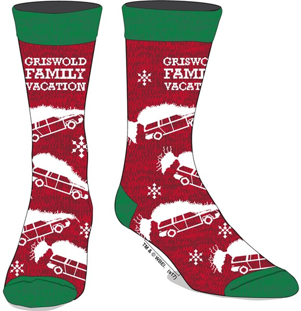 Bioworld Canada National Lampoon's Christmas Vacation Red Socks
