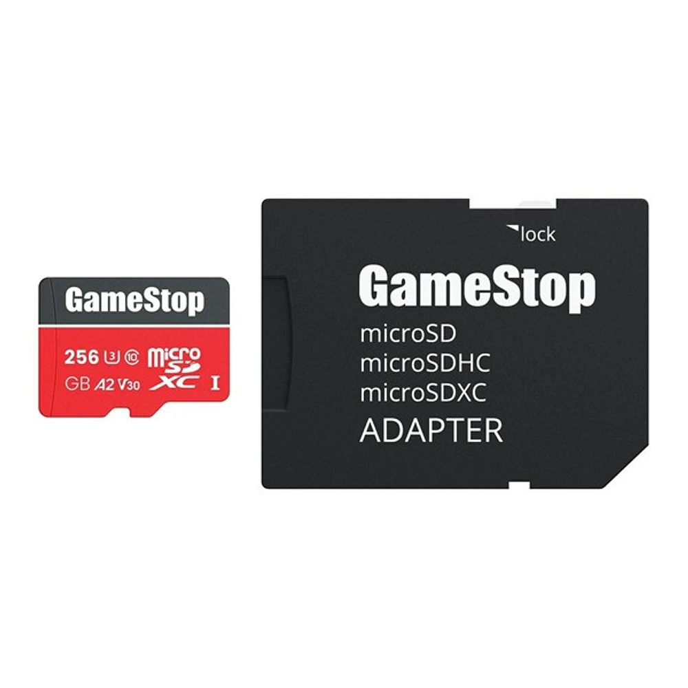 GameStop 256GB U3 Micro SD Card with Adapter Niagara Pen Centre