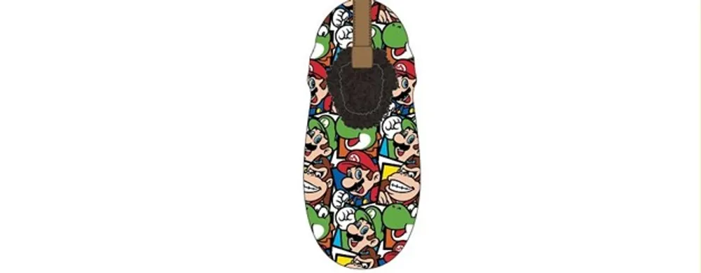 Mens super mario online slippers