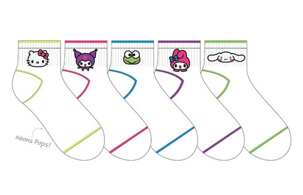 Other Sanrio Ladies Socks 5 pairs The Pen Centre