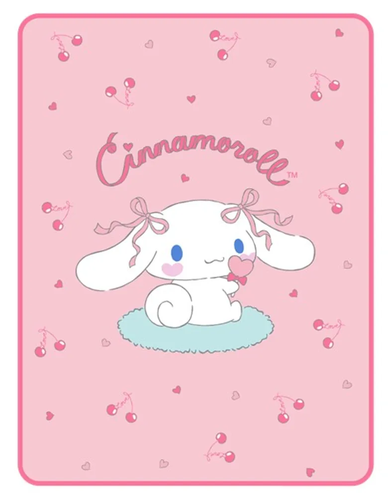 Bioworld Canada Cinnamoroll Pink Blanket | Willowbrook Shopping Centre