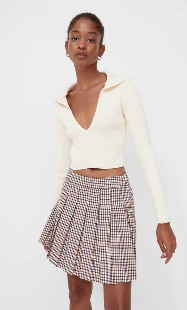 Jupe plissée best sale stradivarius