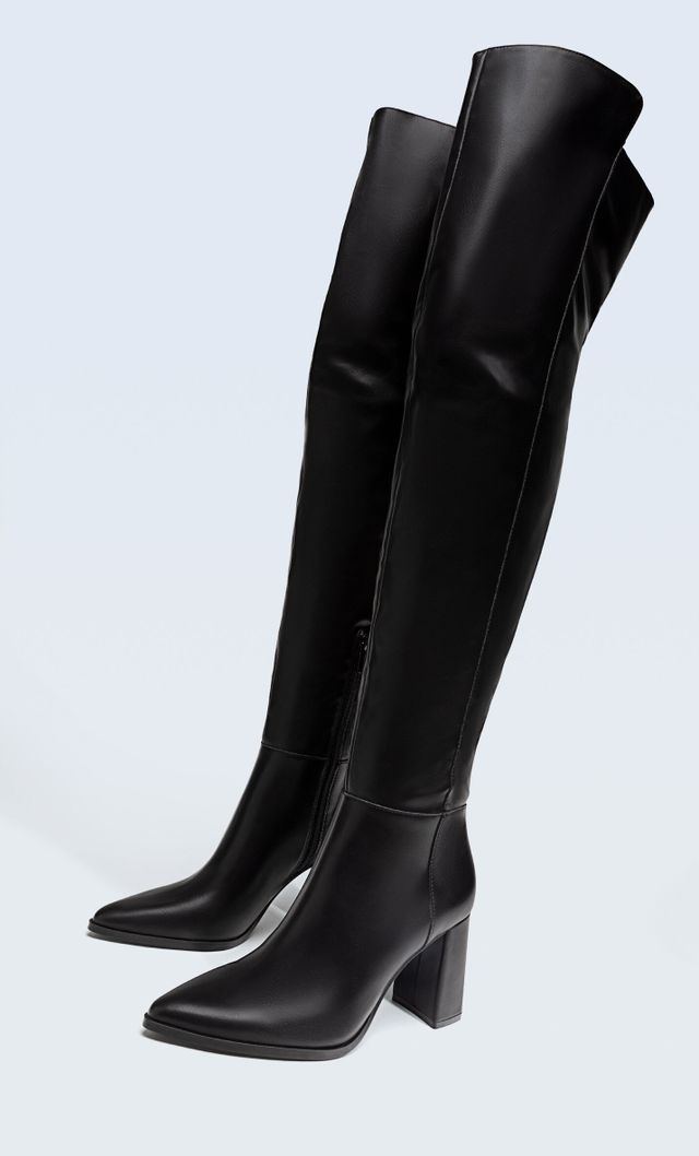 bottes stradivarius camel
