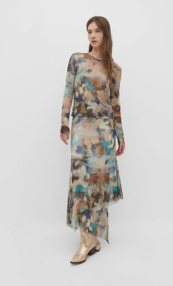 Camiseta tul outlet stradivarius