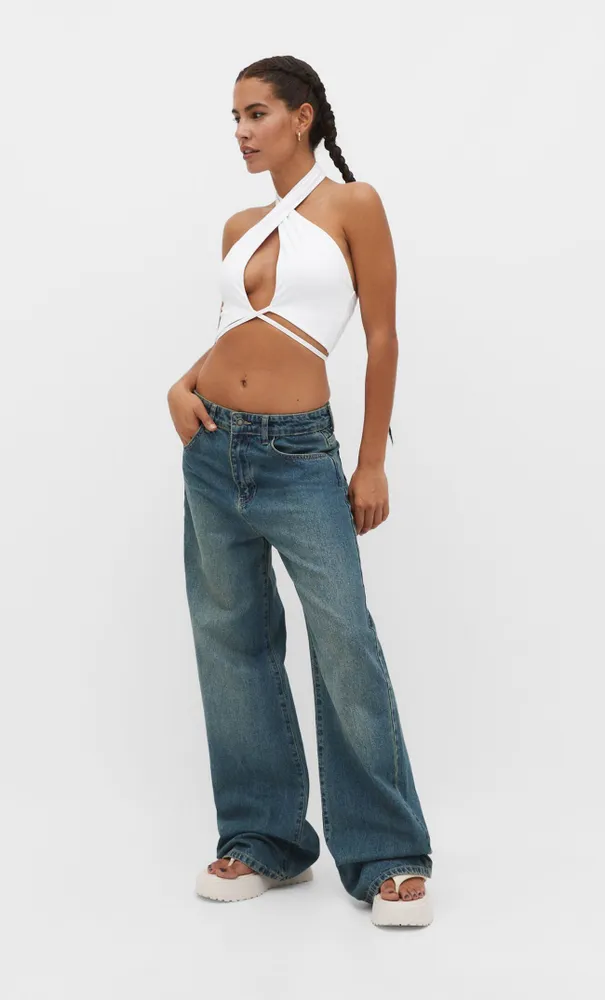Top clearance cruzado stradivarius