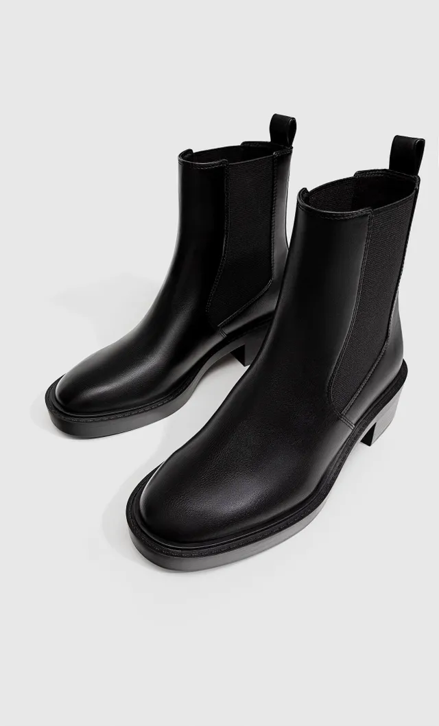 Botines planos mujer stradivarius cheap