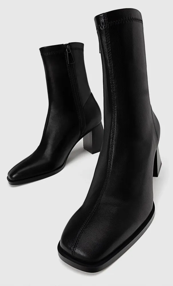 Botines tacon medio sale