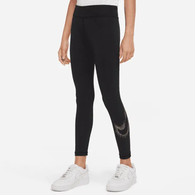 Nike gold 2025 metallic leggings