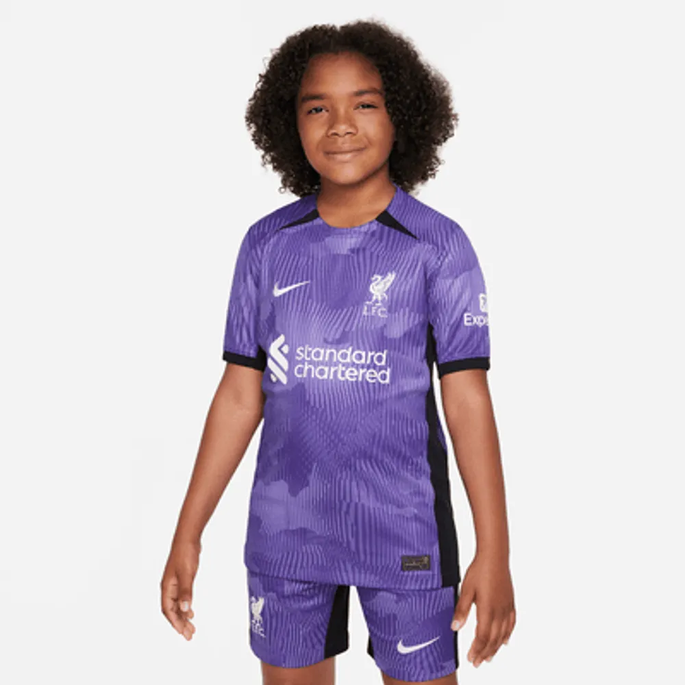 Purple soccer jersey store nike