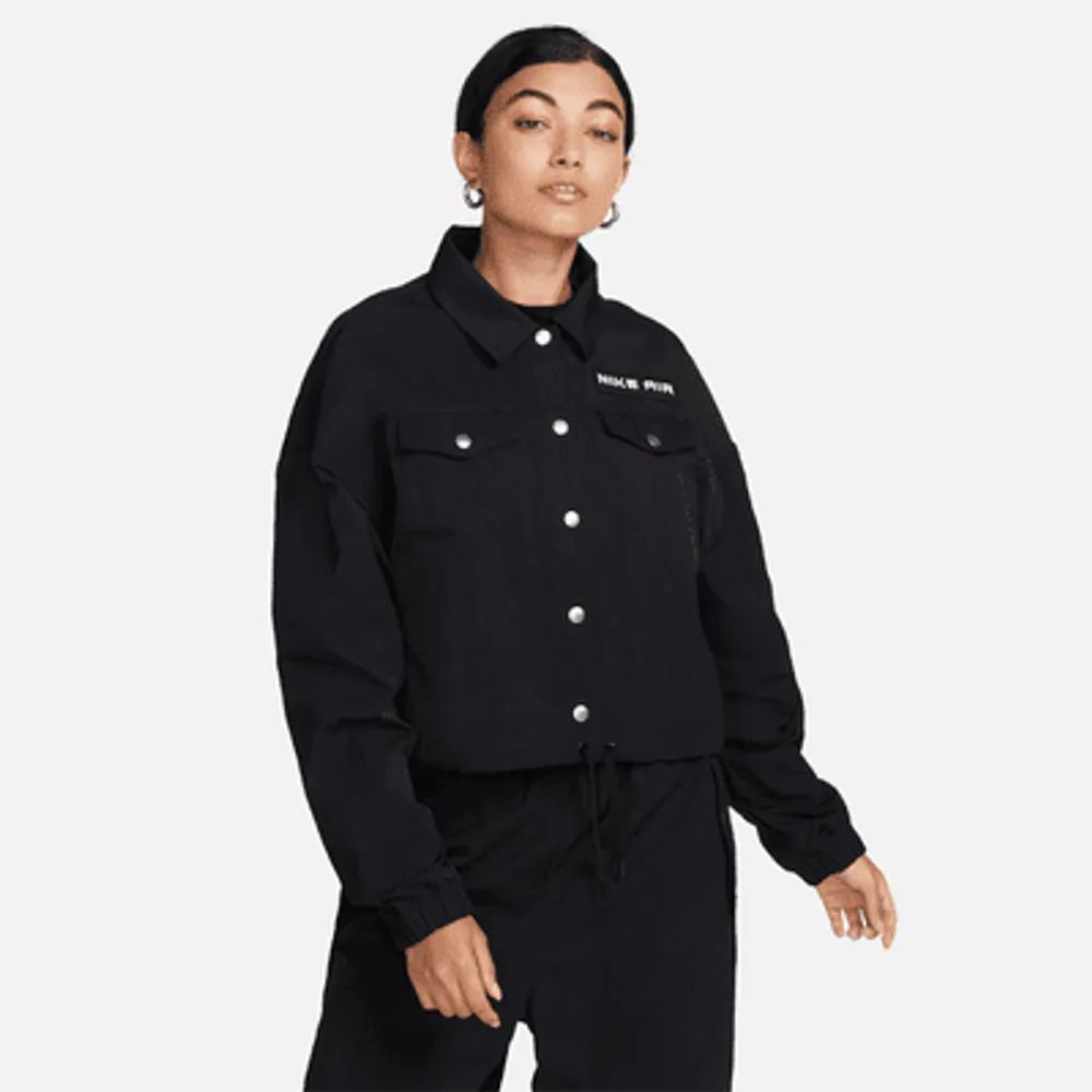 Womens nike store crop jacket