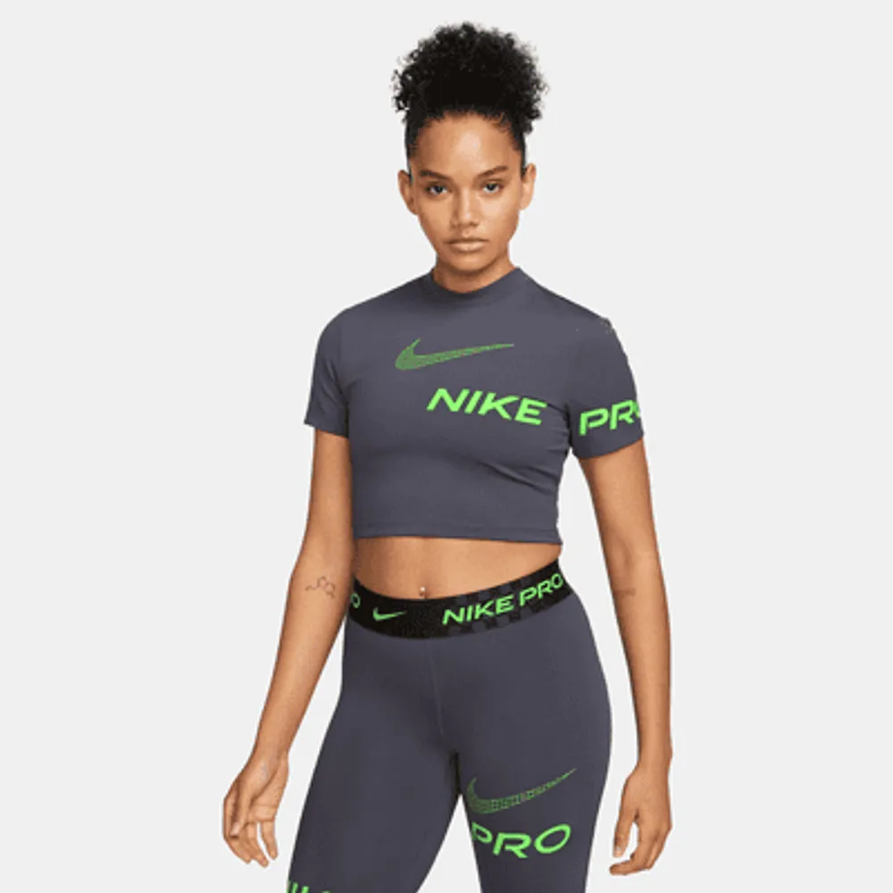 Nike women's pro hot sale deluxe crop top