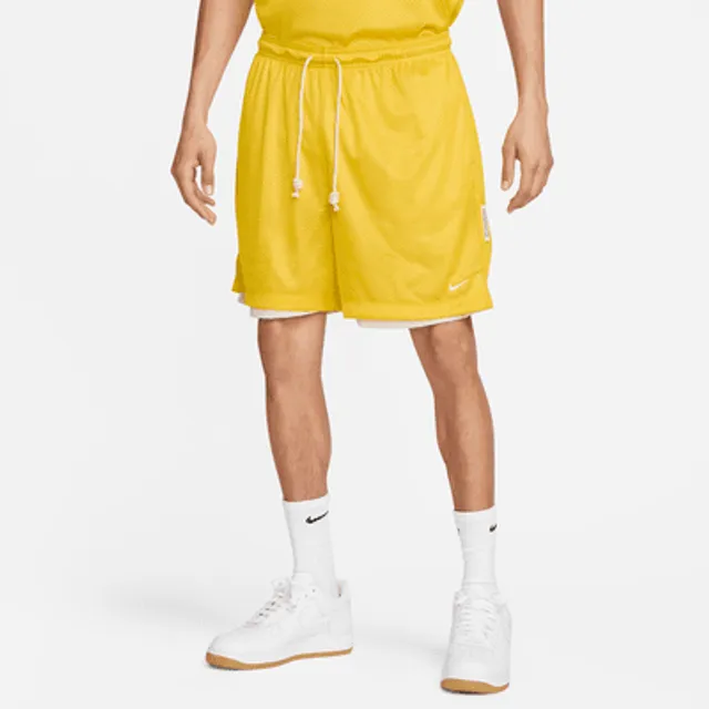 Mens yellow deals basketball shorts