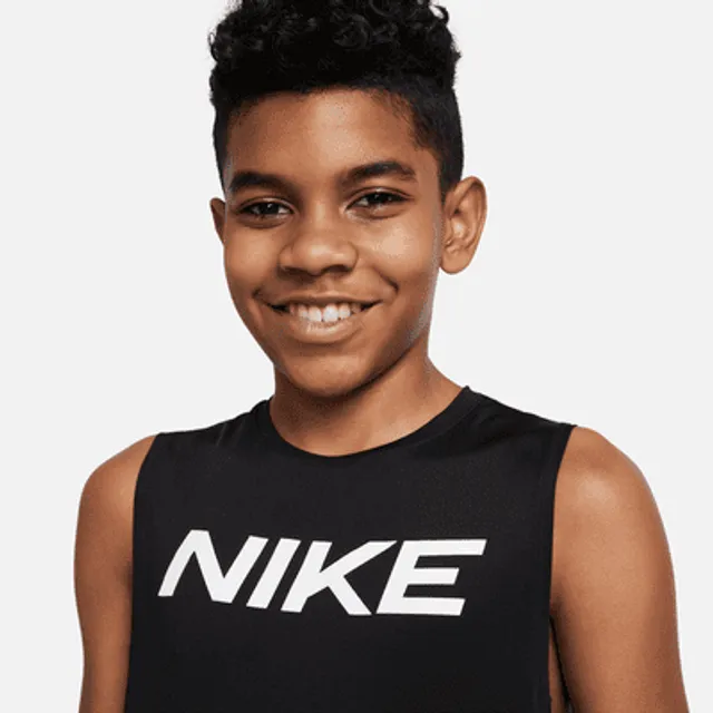 Nike boys hotsell sleeveless shirt