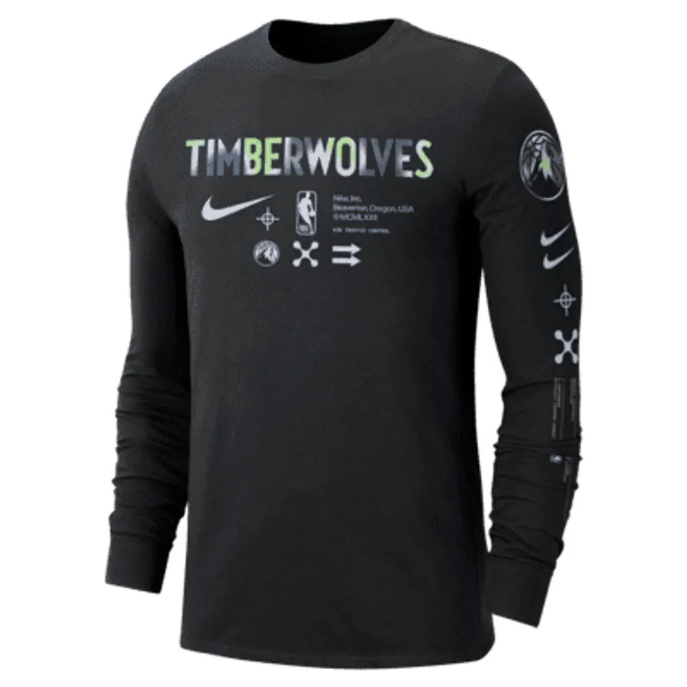 Minnesota timberwolves long store sleeve t shirt