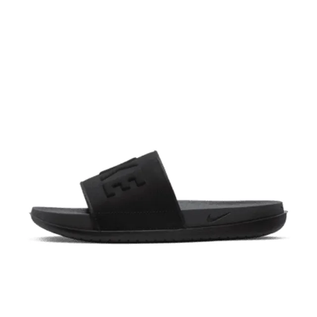 Nike offcourt women's slide sandals online black