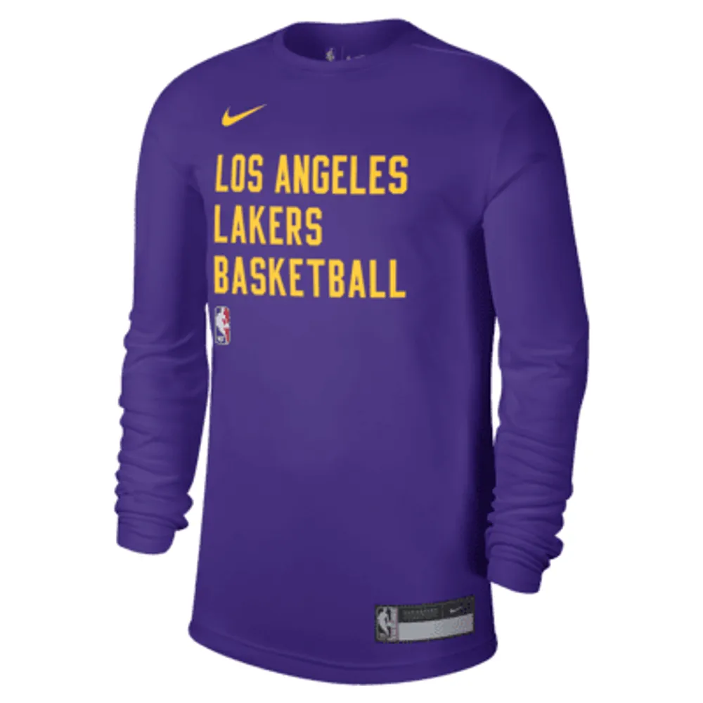 Lakers practice store long sleeve