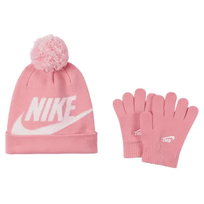 Nike Younger Kids' Beanie and Gloves Set. Nike UK | King's Cross