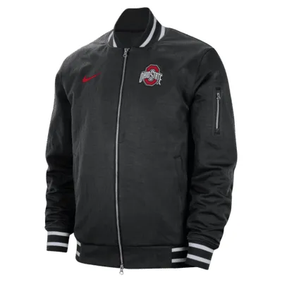 Ohio state reversible hot sale bomber jacket