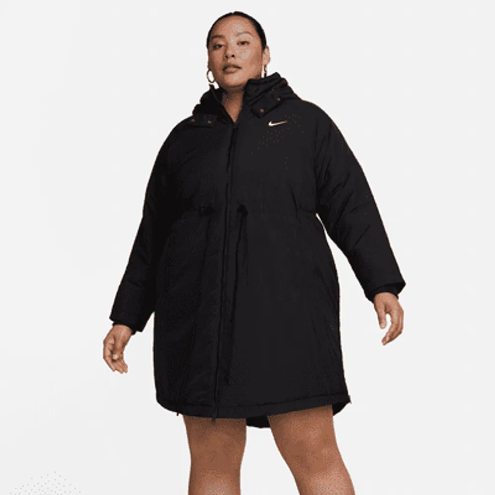 Nike plus size coats hotsell