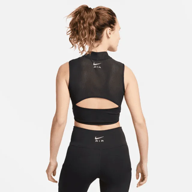 Nike air hotsell zip crop top