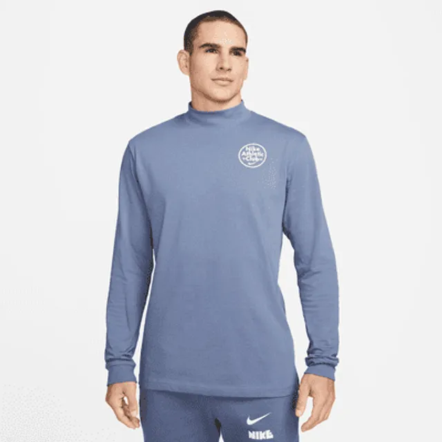 Dri fit long shop sleeve mock turtleneck