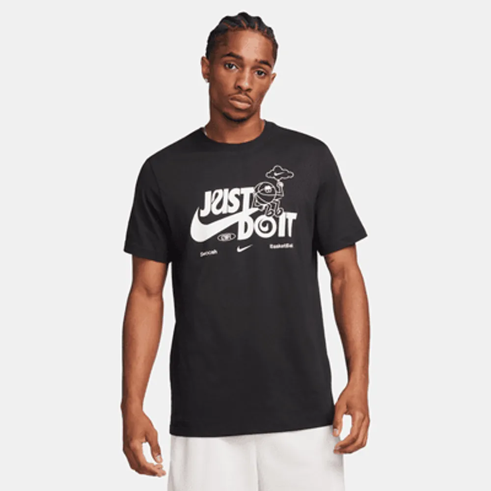 T shirt nike online swoosh bleu