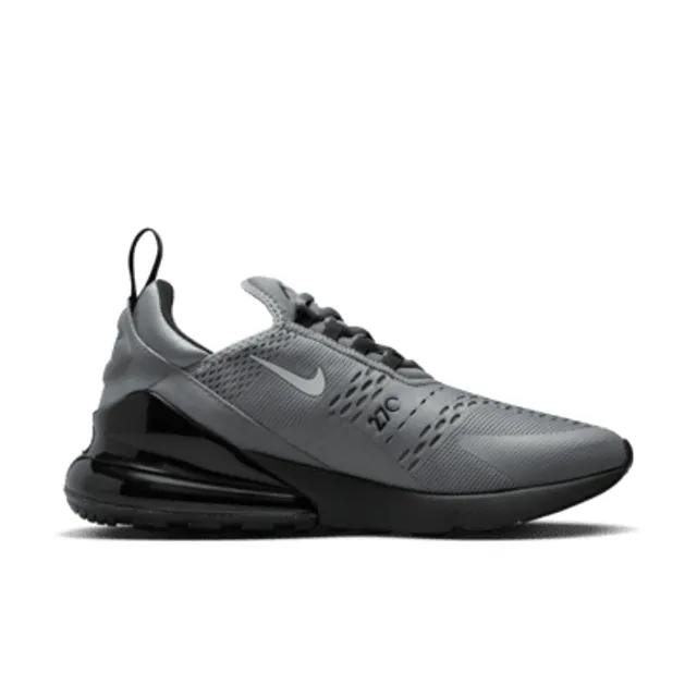 Nike air max 270 react trainer black / oil hotsell grey / black