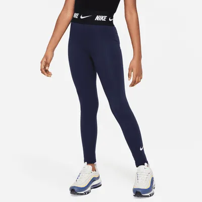 Girls navy sale nike leggings