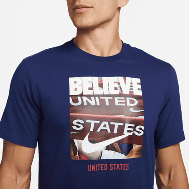 Nike believe in something shirt best sale