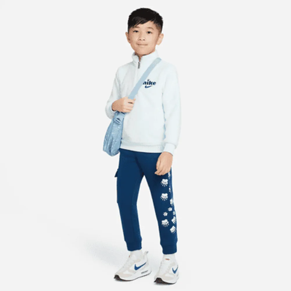 Nike kids hot sale half zip