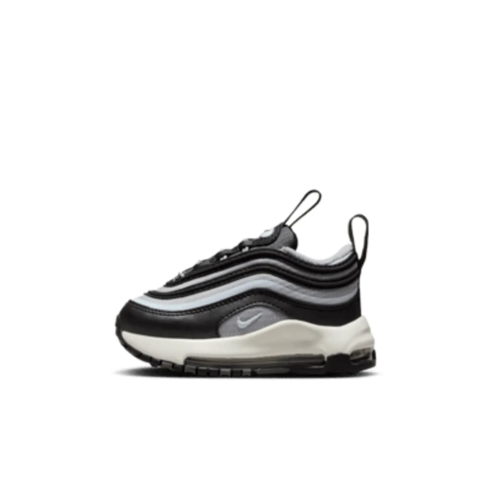 Nike black with purple sales piping air max 97 trainers