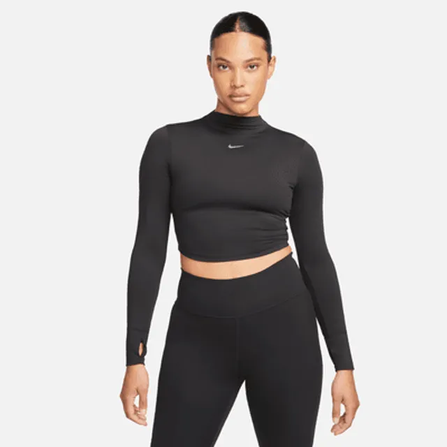 Nike women's pro on sale deluxe crop top