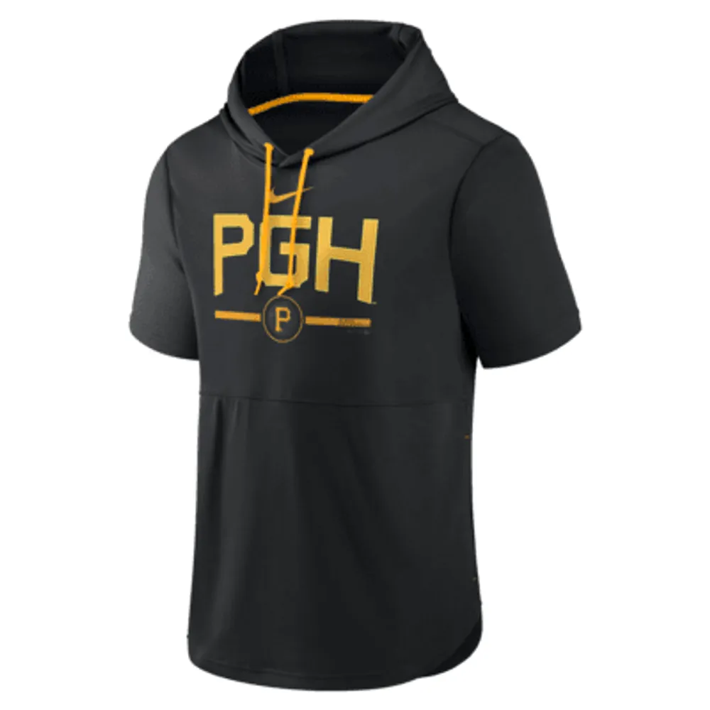 Short sleeve store hoodie mlb