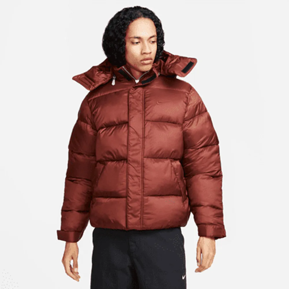 Mens puffer jackets without on sale hood