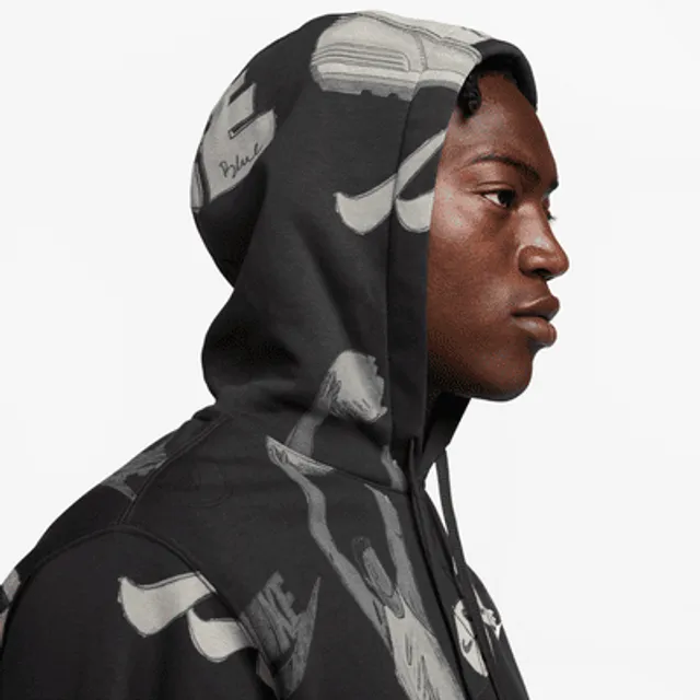 Nike Sportswear Club Fleece Men's Printed Pullover Hoodie. Nike