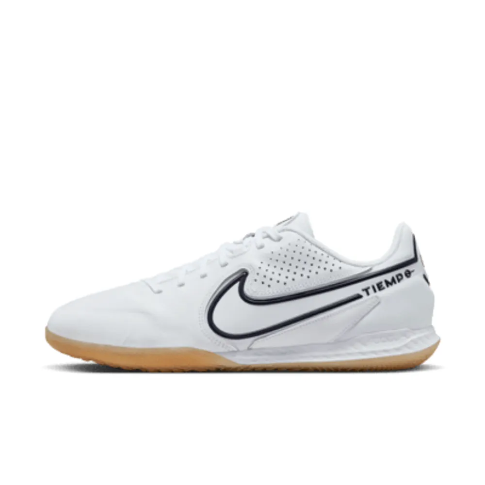 Nike tiempo indoor on sale white