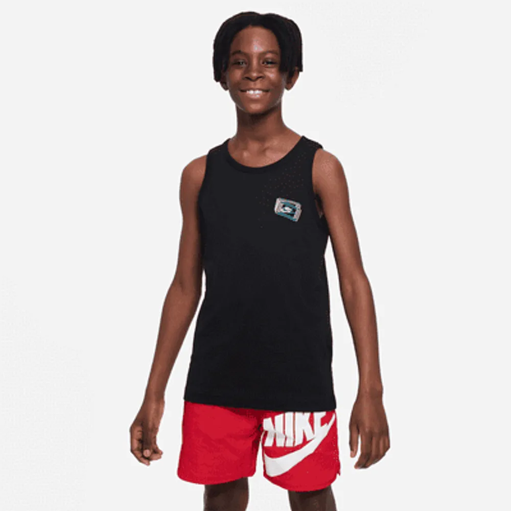 Nike boys sleeveless clearance shirt