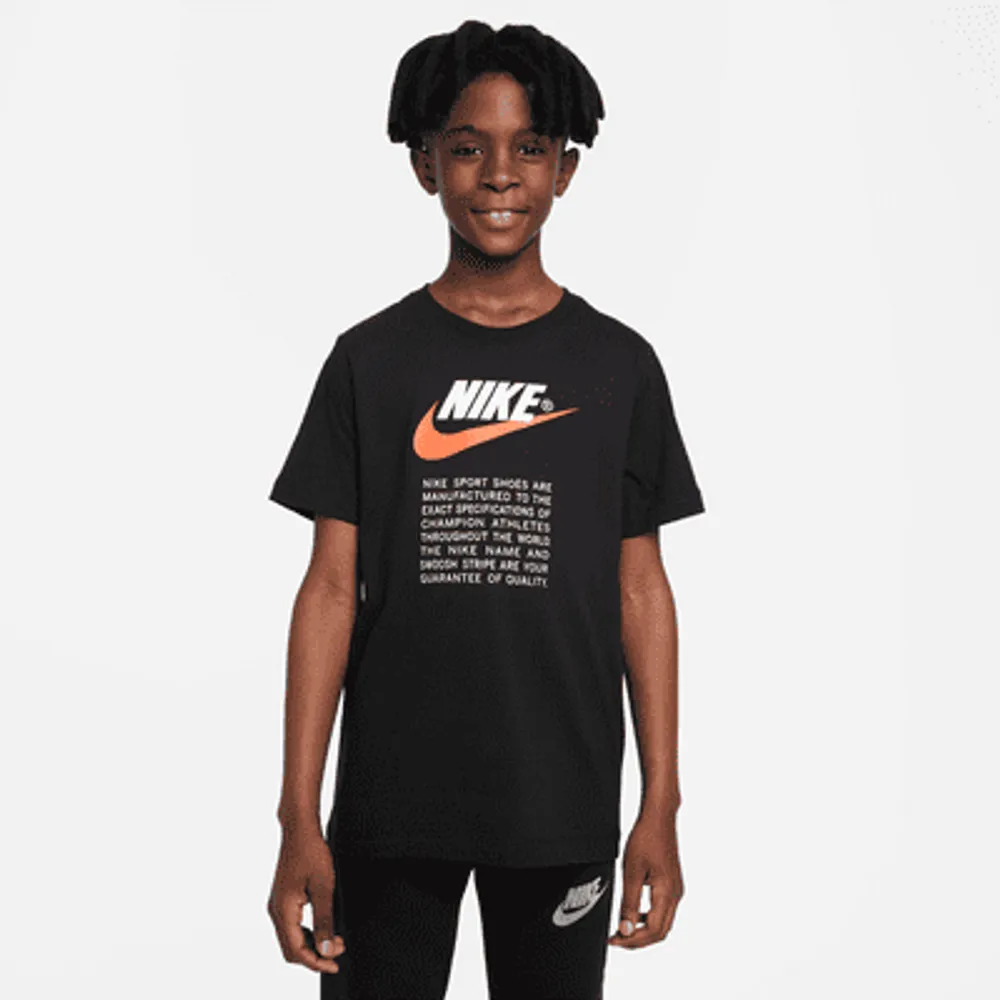 Nike t cheap shirt junior