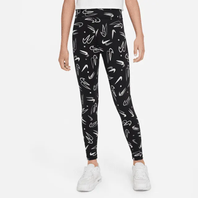 Nike sales striped leggings