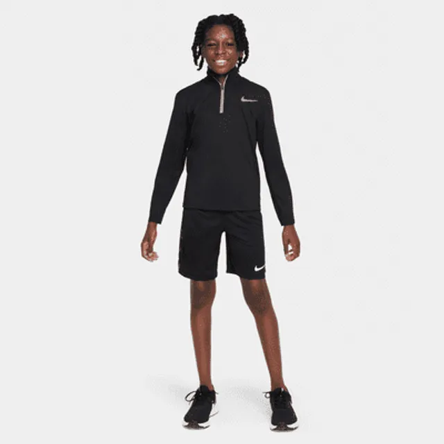 Nike Dri-FIT Older Kids' (Girls') 1/4-Zip Long-Sleeve Running Top 