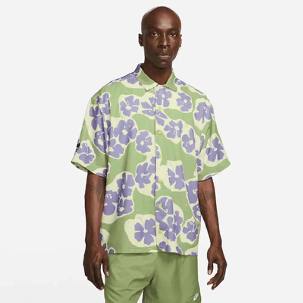 Nike Naomi Osaka Short-Sleeve Button-Up Top. Nike.com | The